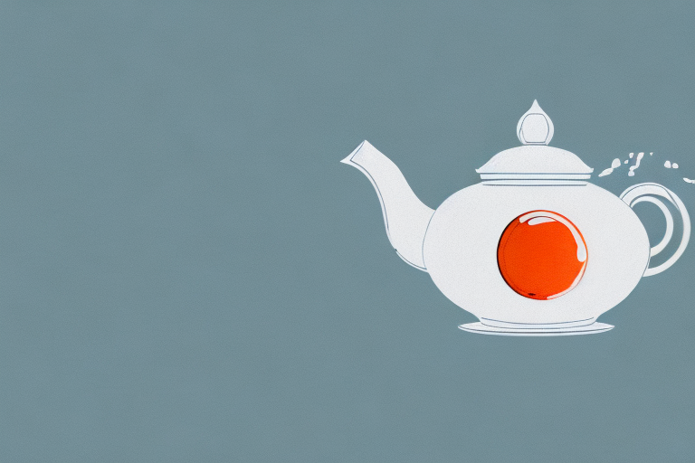 A teapot with a glossy and reflective surface