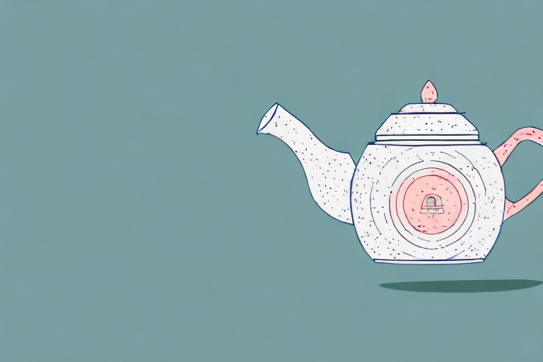A ceramic teapot with a lid that is securely attached
