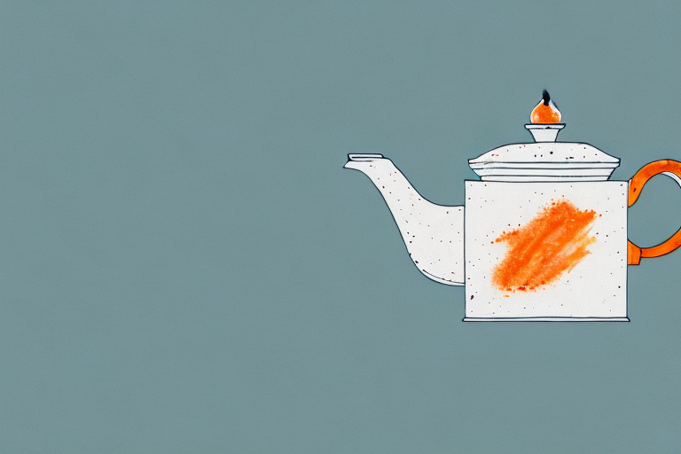 A ceramic teapot with smoky flavors emanating from it