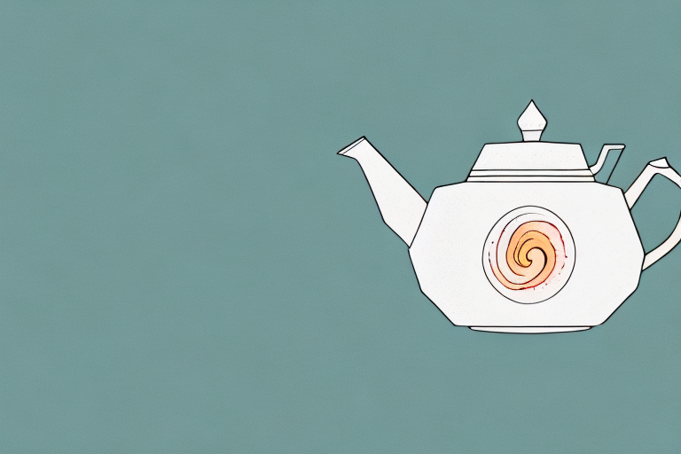 A teapot with a wide opening