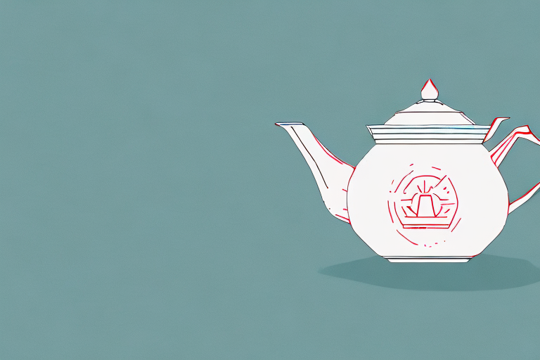 A teapot with a ceramic spout