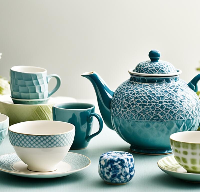 Are ceramic tea sets more casual than porcelain or bone china