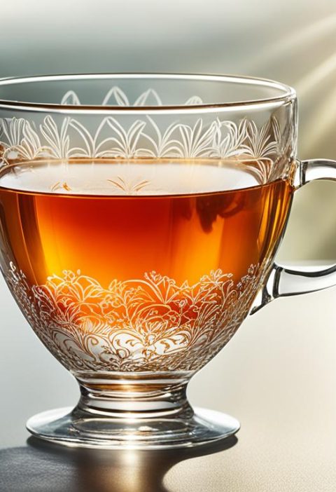 Can glass tea sets be used with hot tea