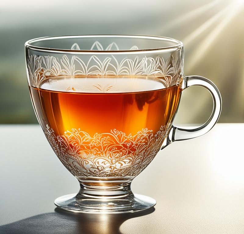 Can glass tea sets be used with hot tea