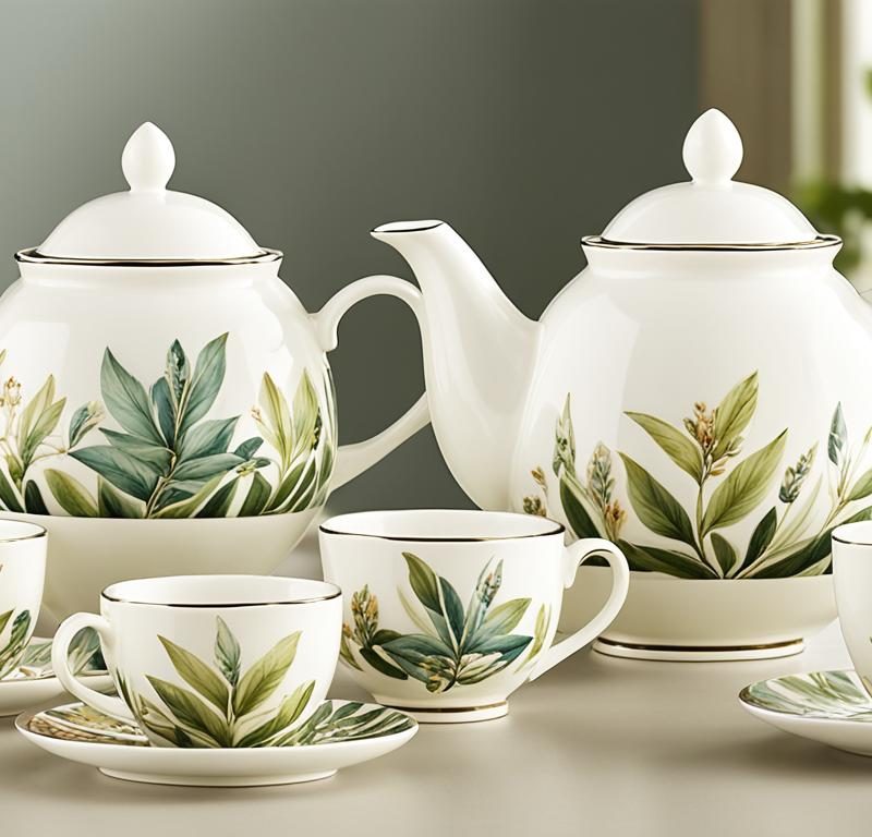 How do Lenox tea sets compare to English brands