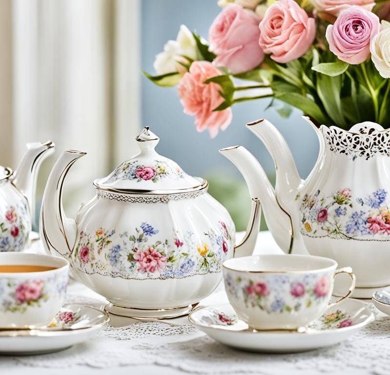 What additional pieces are included in an afternoon tea set
