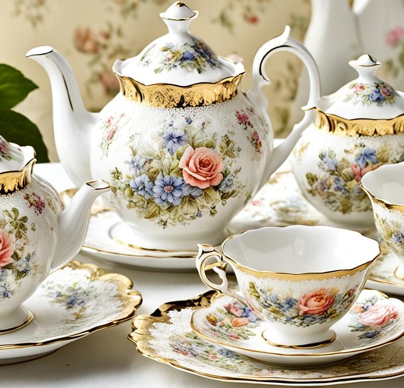 What are the most iconic English tea set designs