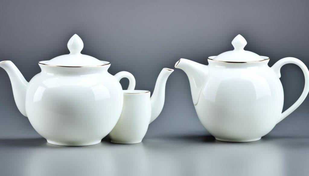 differentiate bone china from porcelain