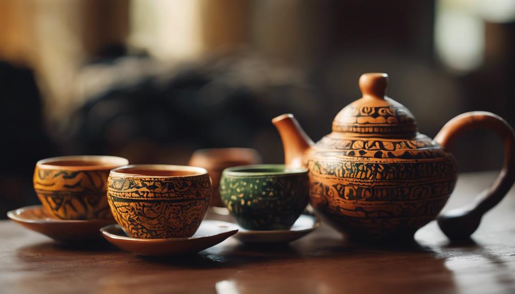 african tea culture utensils