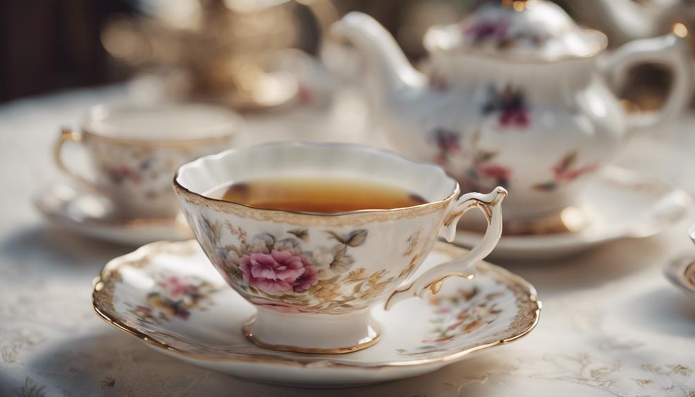 charming tea set collection