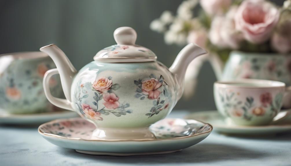 elegant and delicate teaware
