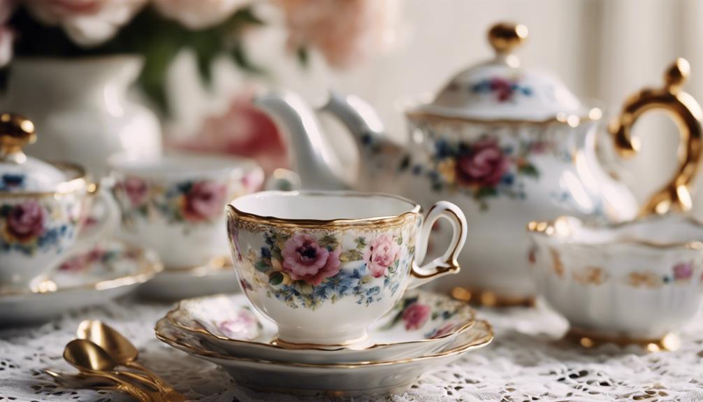 elegant european tea sets