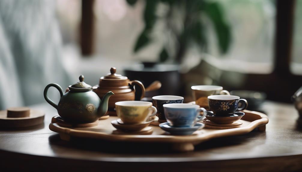 elegant silver tea trays
