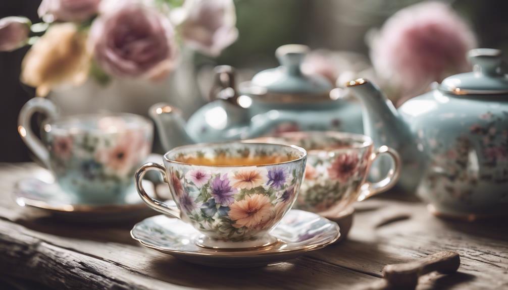elegant tea party set