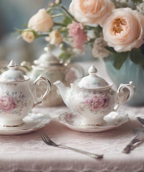 elegant tea set collection