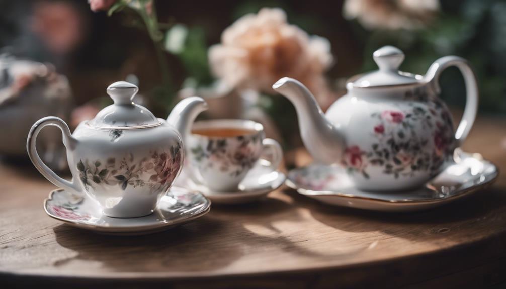 elegant tea set design