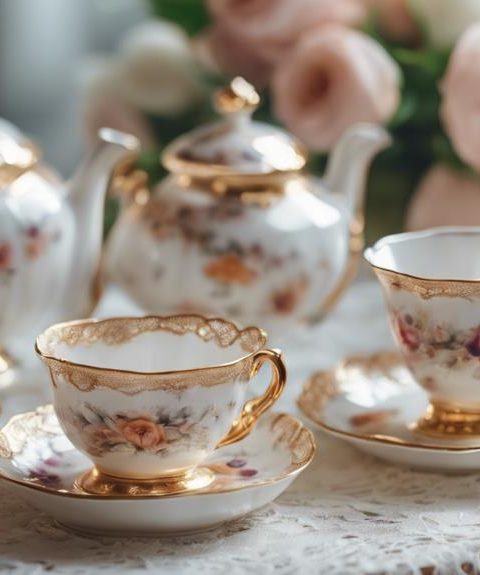 elegant tea sets collection