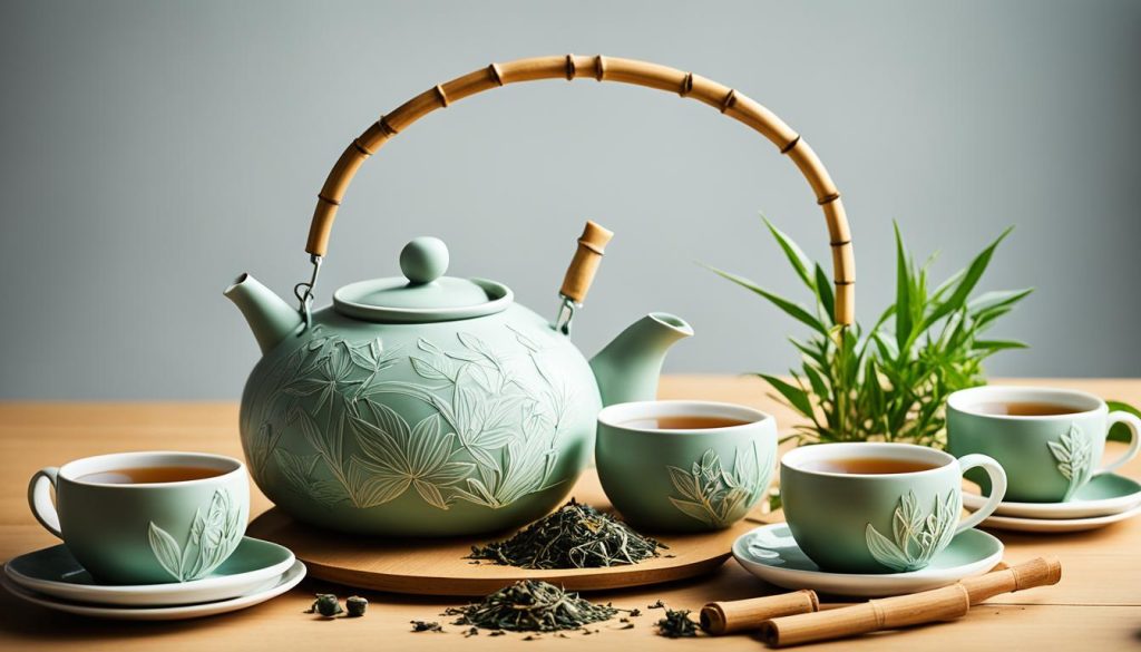 organic tea set