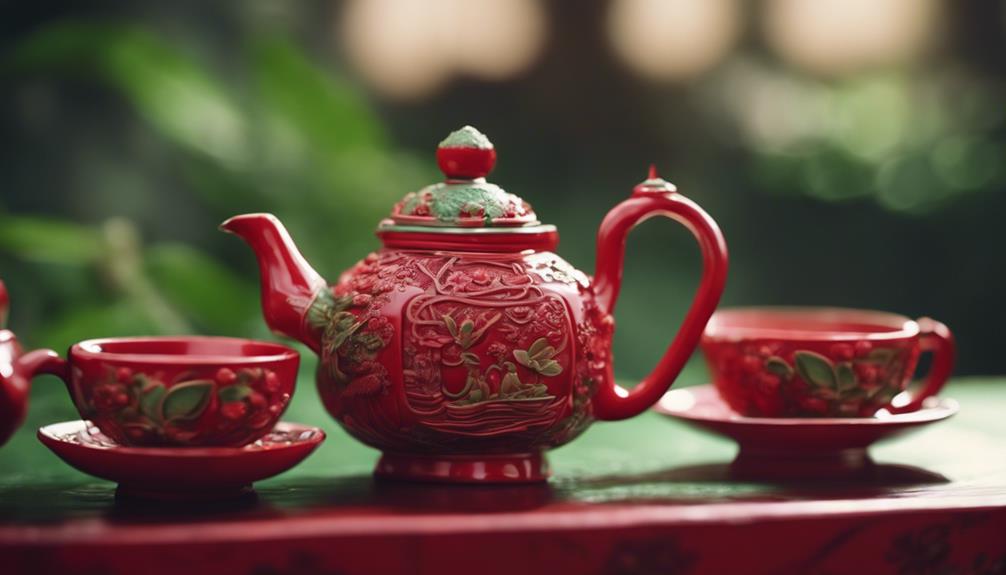 symbolism of colors in tea sets