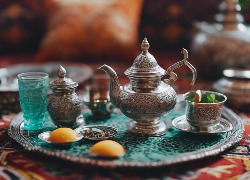 traditional moroccan mint tea