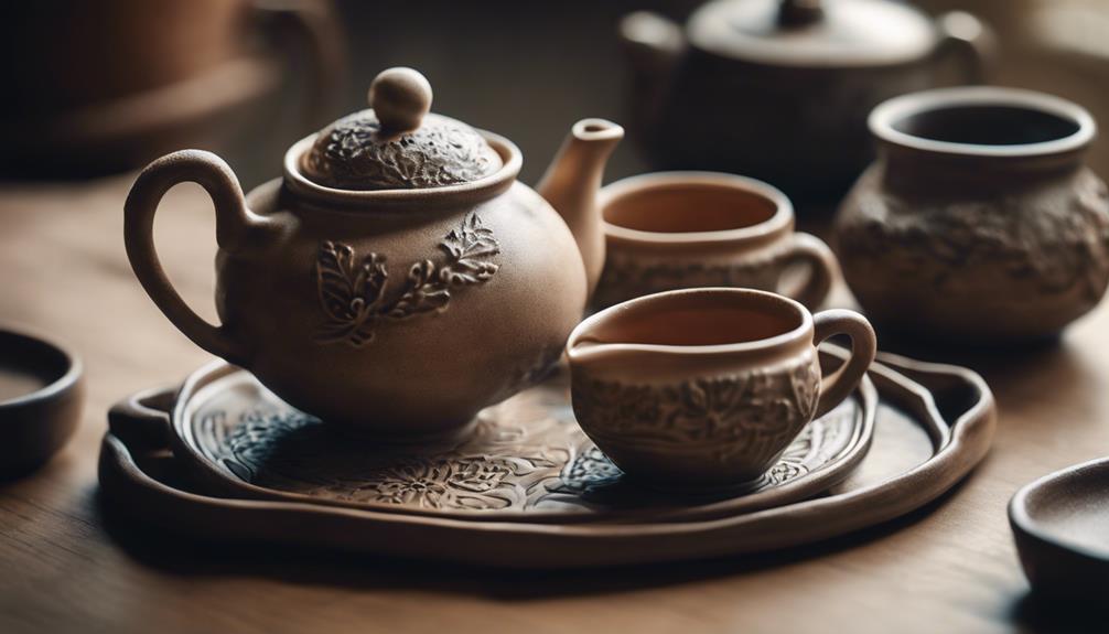 unique tea set creation